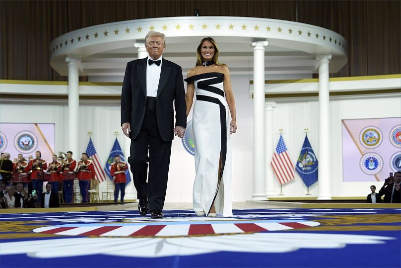 Präsident Trump und Frau Melania beim Post-Inauguration-Ball