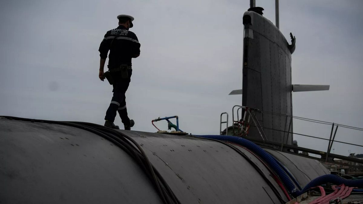 A French Rubis nuclear submarine