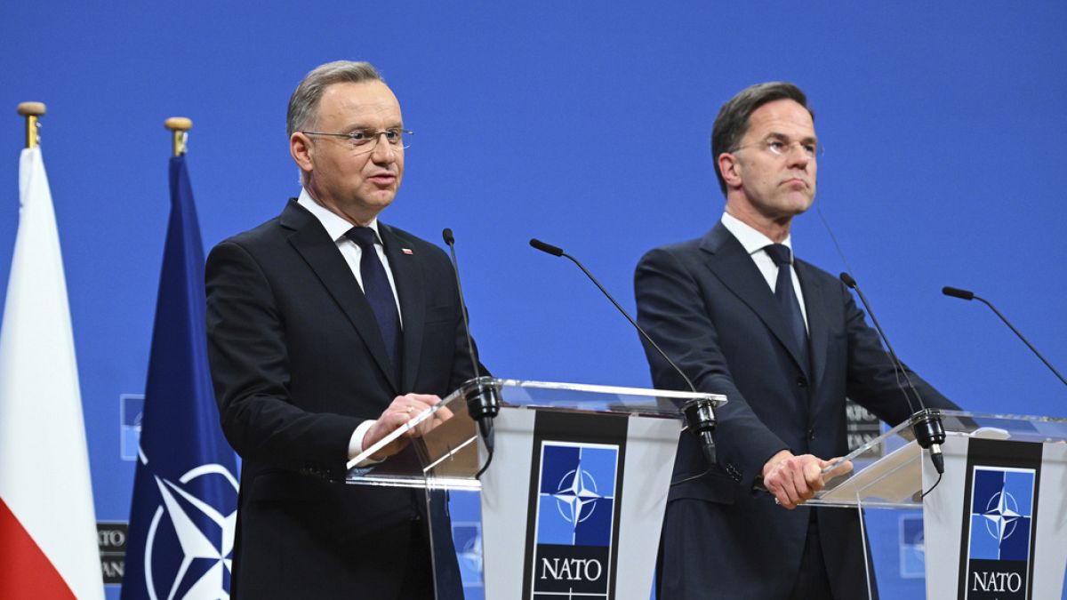 Andrzej Duda and Mark Rutte