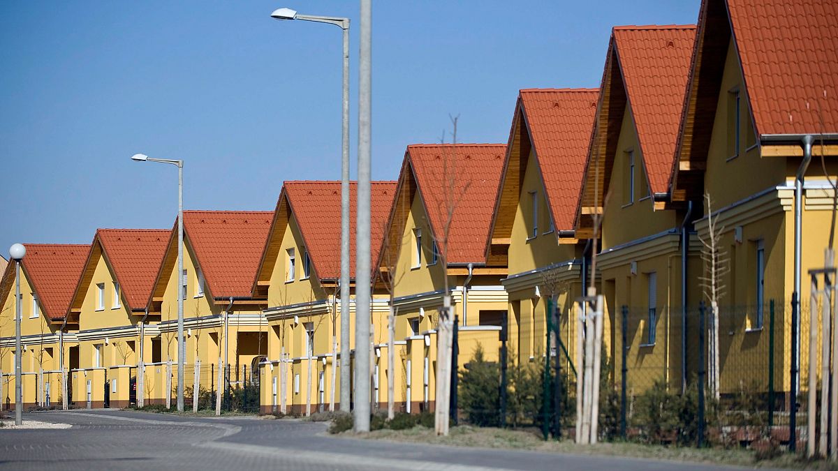 The new WohnPark residential park is pictured in Kecskemet, 83 kms southeast of Budapest, Hungary. 23 March 2012.