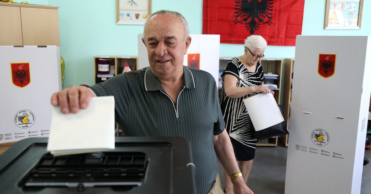 Das albanische Wahlerwahlenergebnis unklar, nachdem Rundfunkverletzungen Ausstiegsumfragen zurückhalten können