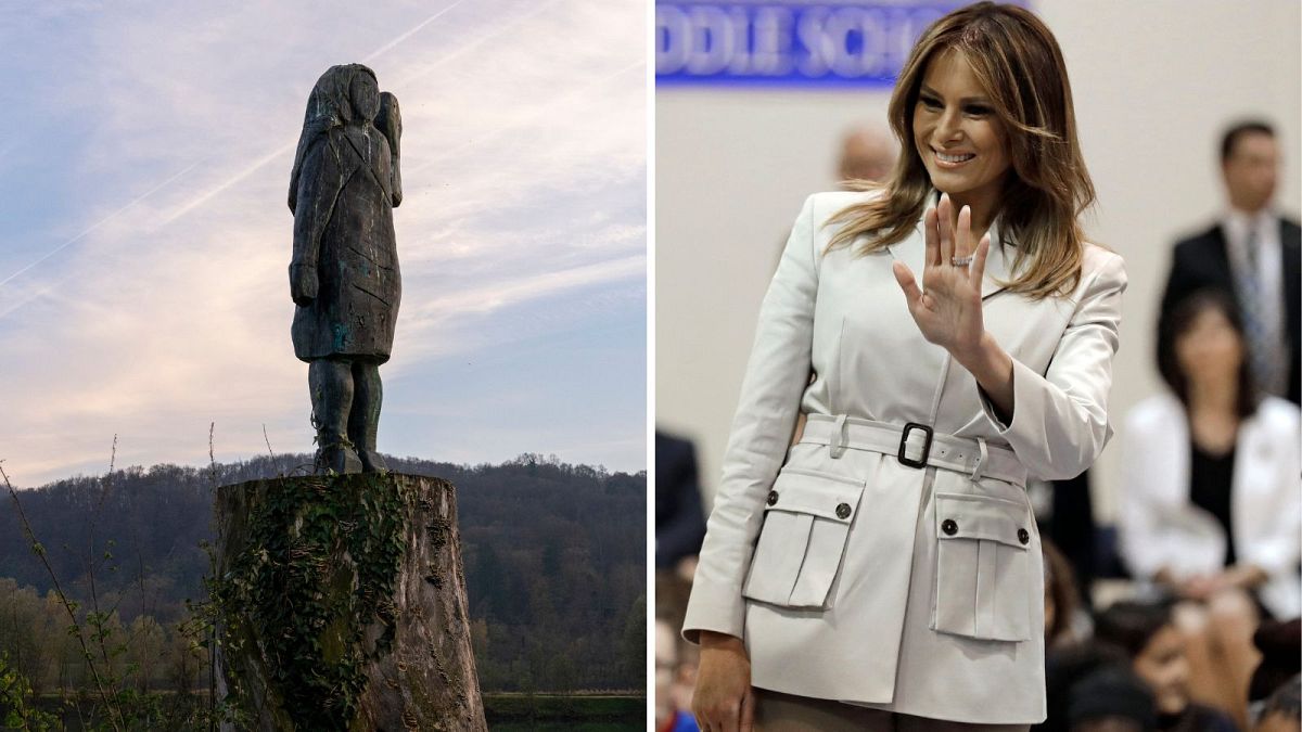 Die Polizei untersucht das Verschwinden von Melania Trumps Bronzestatue in ihrer Heimat Slowenien