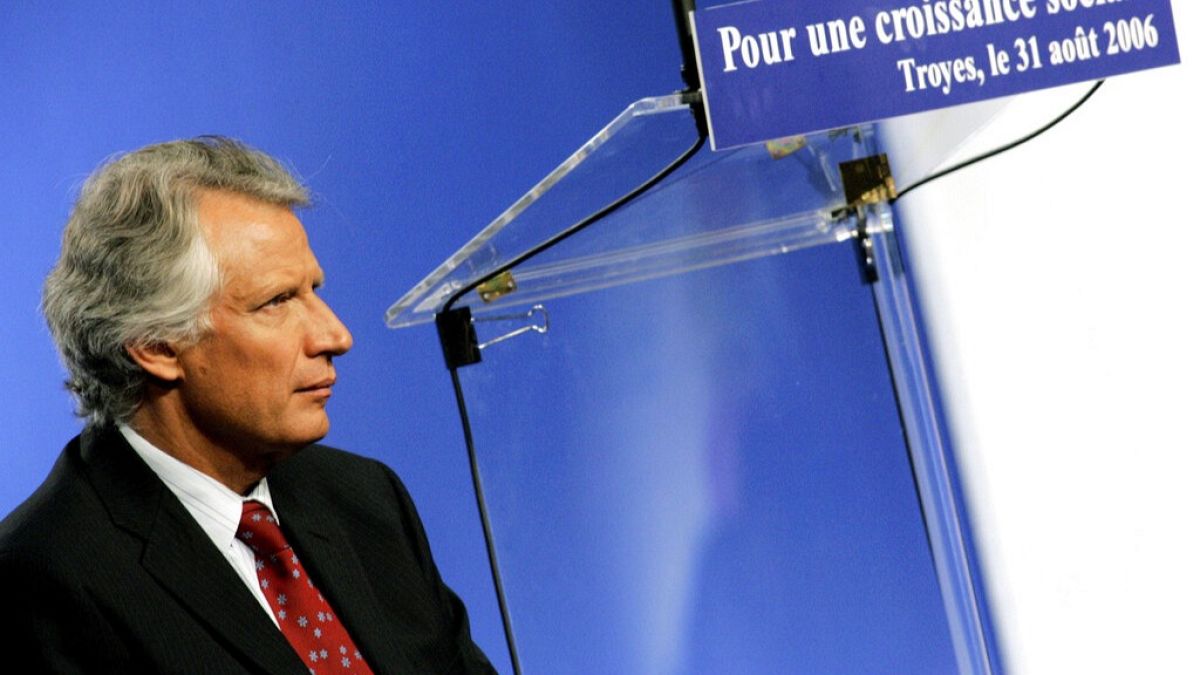 Der frühere französische Premierminister Dominique de Villepin startet die politische Partei "Humanist"