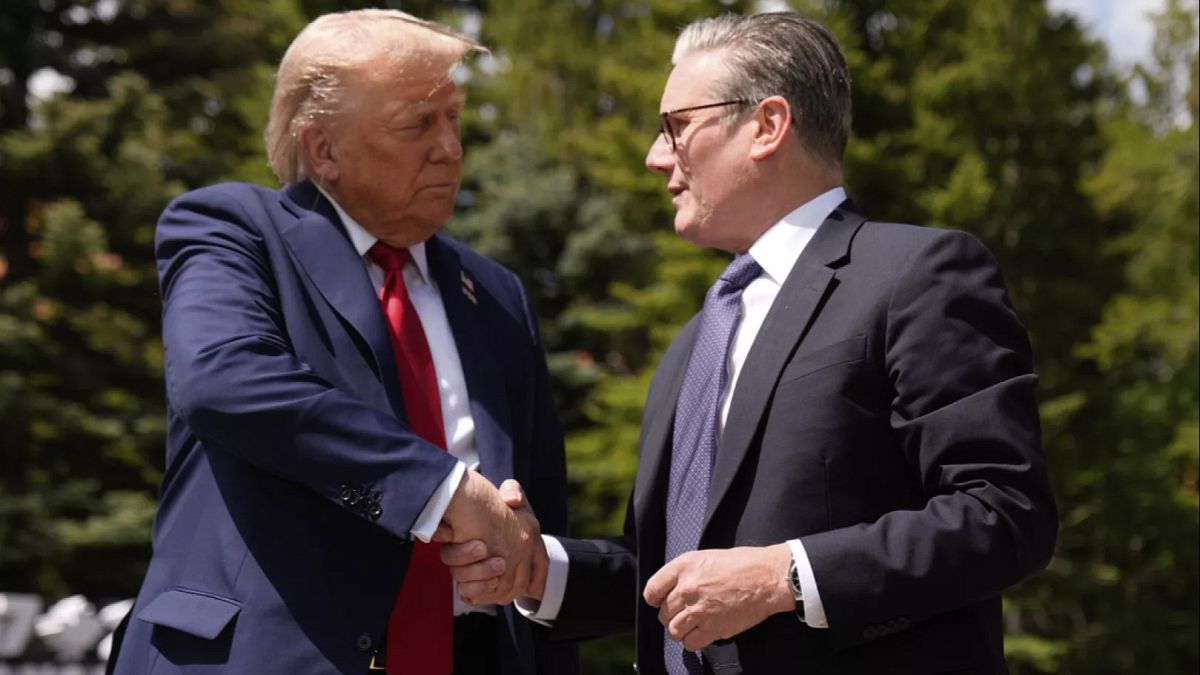 US und Großbritannien unterschreiben einen Handelsabkommen, aber Stahlimporte sind immer noch in Frage gestellt