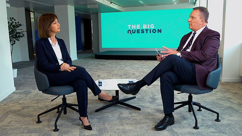 Mariangela Marseglia von Amazon hat sich Stefan Grobe auf die große Frage angeschlossen