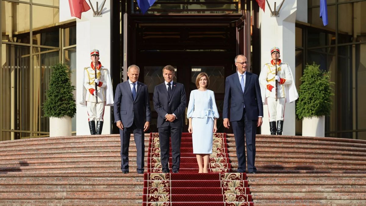 EU -Führer besuchen Moldawien am Unabhängigkeitstag mit Solidaritätsbotschaft für Chișinău