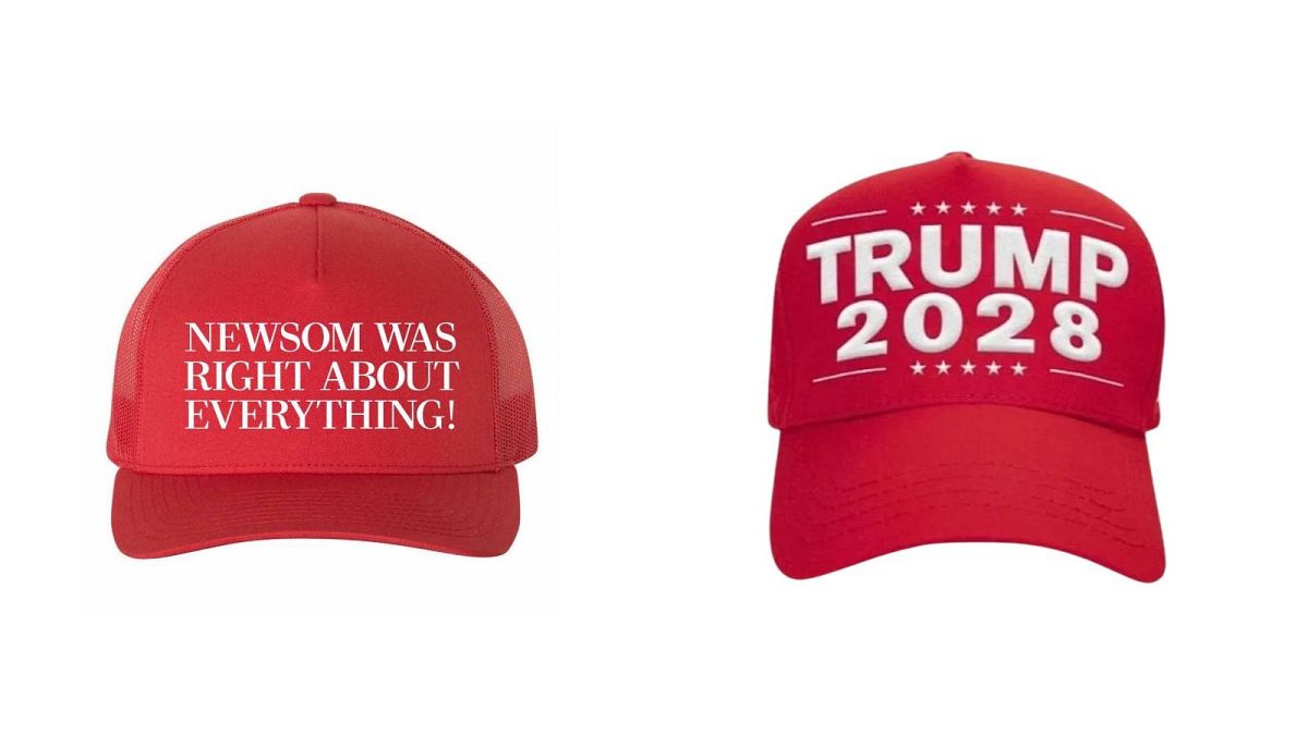 'Wenn du' sie nicht schlagen kannst ... ': Gavin Newsom beginnt den viralen Kampf gegen den Merch gegen Donald Trump