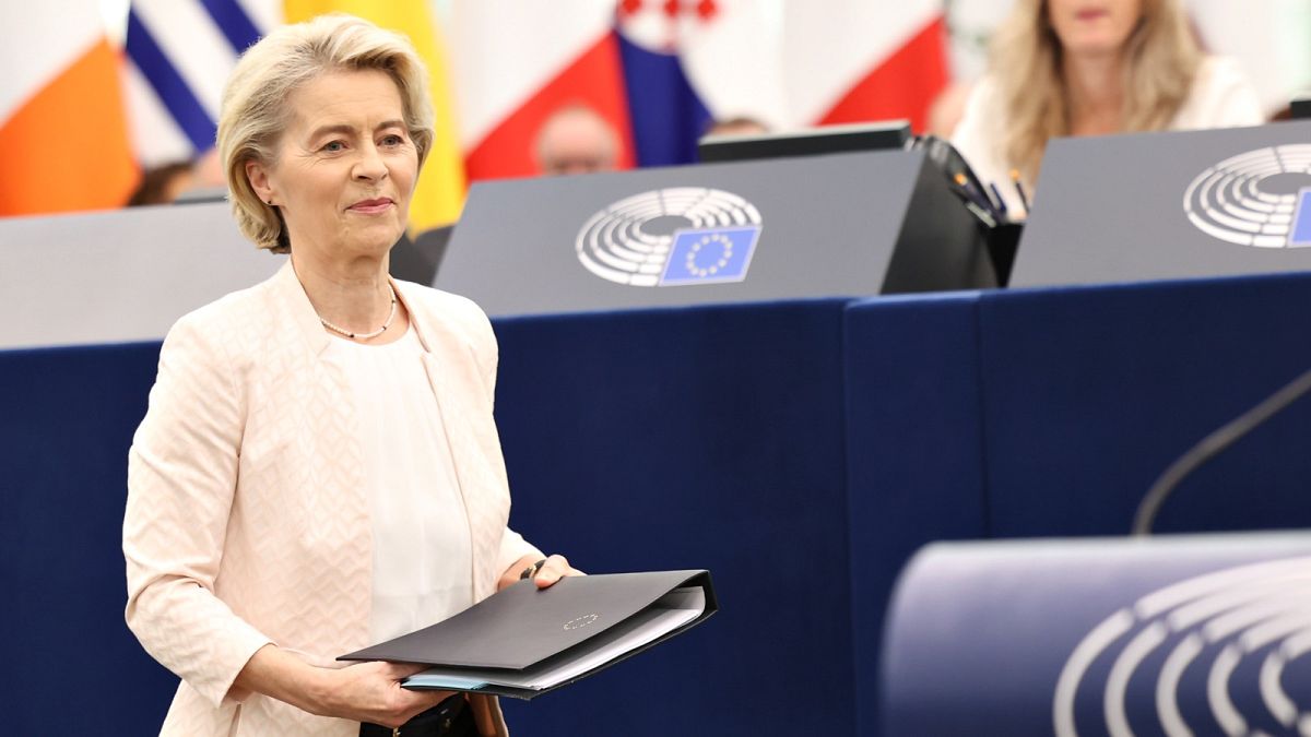 Follow Live: Ursula von der Leyen hält den Zustand der Europäischen Union Rede