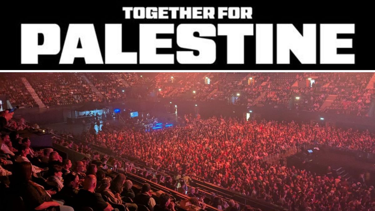 Mit Stars für das palästinensische Leistungskonzert in Londoner Wembley sammelt Wembley 1,7 Mio. €