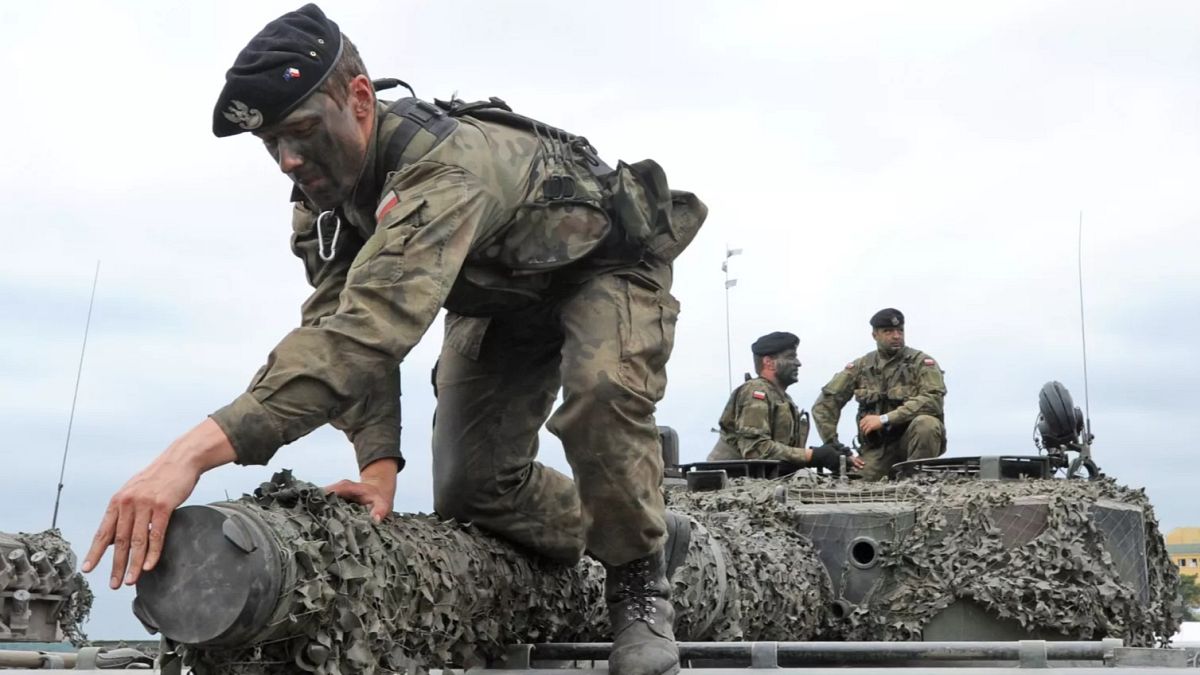 Polnisches Militär, um nach Verstößen gegen den Luftraum an einem Drohnenkampftraining in der Ukraine teilzunehmen