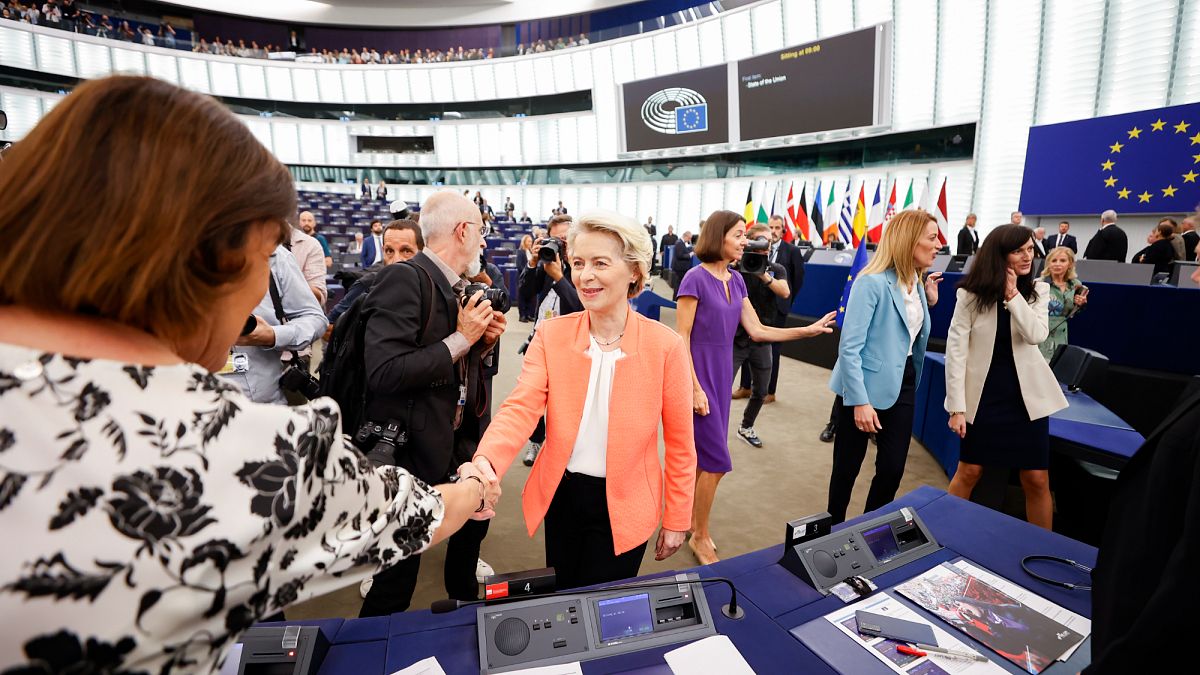 Zustand der EU? Von der Leyen hat das Mikrofon - hier folgt, wie man folgt