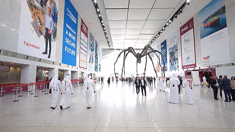 Die 21. Ausgabe der International Conference and Exhibition on Liquified Natural Gas (LNG2026) begann in Doha, Katar. 3. Februar 2026.