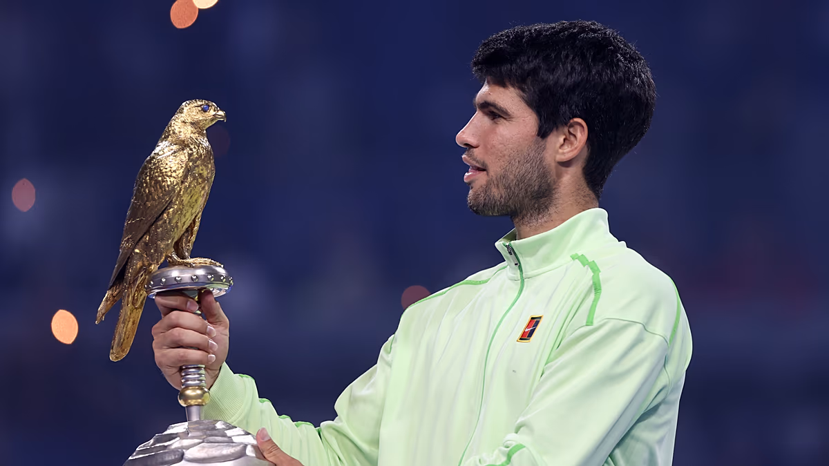Alcaraz bleibt auch 2026 perfekt und dominiert den Titel in Doha
