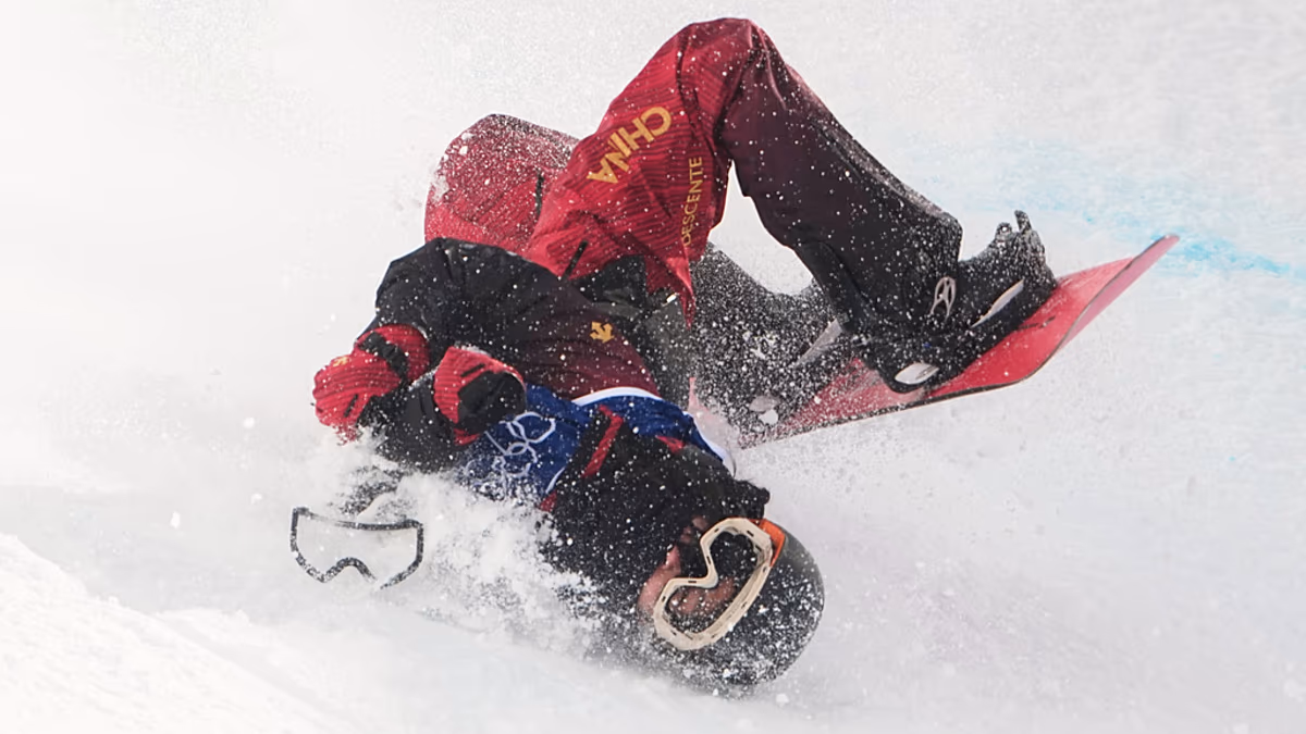 Je härter der Sturz... Die beeindruckendsten Bilder der Wasserfälle bei den Olympischen Spielen 2026