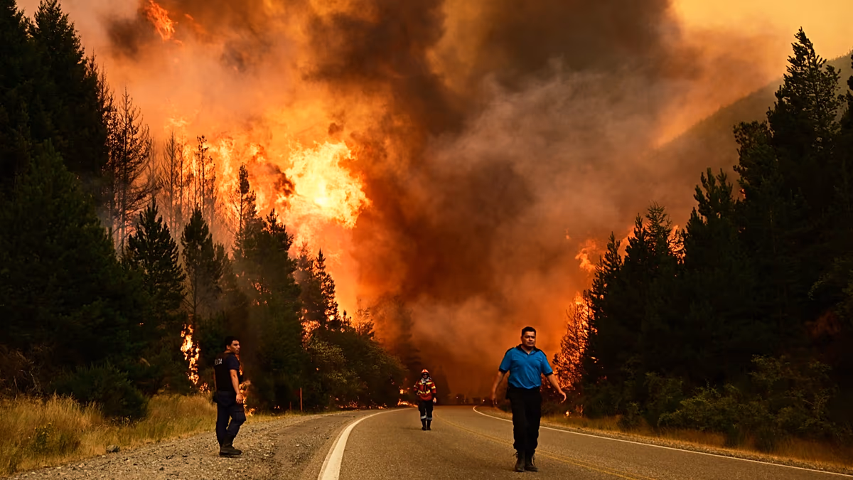 „Unser Körper trägt die Kosten“: Patagoniens Feuerwehrleute bekämpfen Brände und Sparmaßnahmen in uralten Wäldern