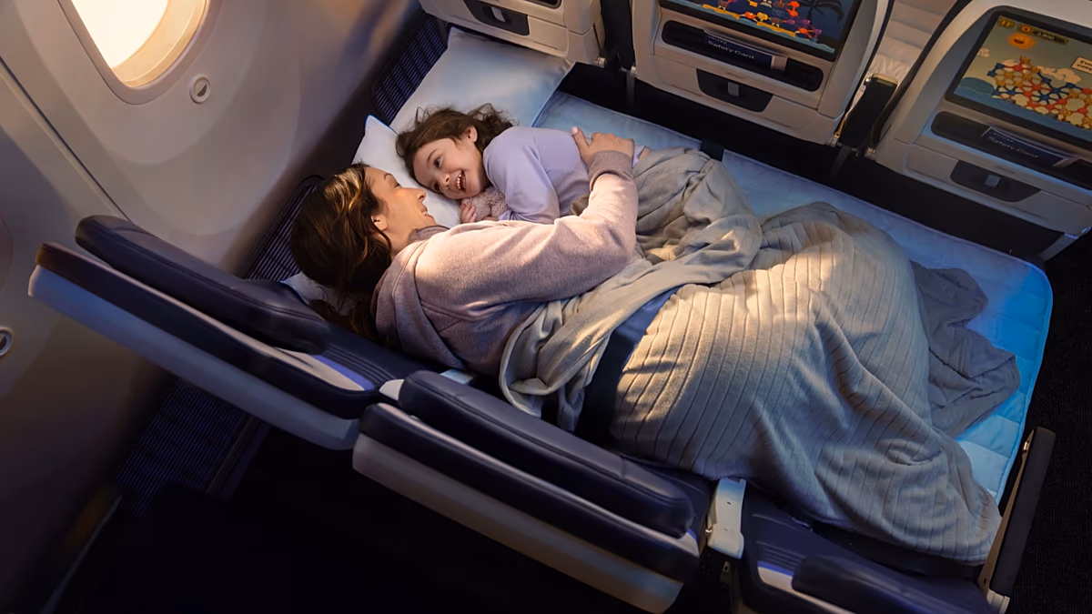 Diese Fluggesellschaft führt Economy-Class-Reihen ein, die für Langstreckenflüge in Betten umgewandelt werden können
