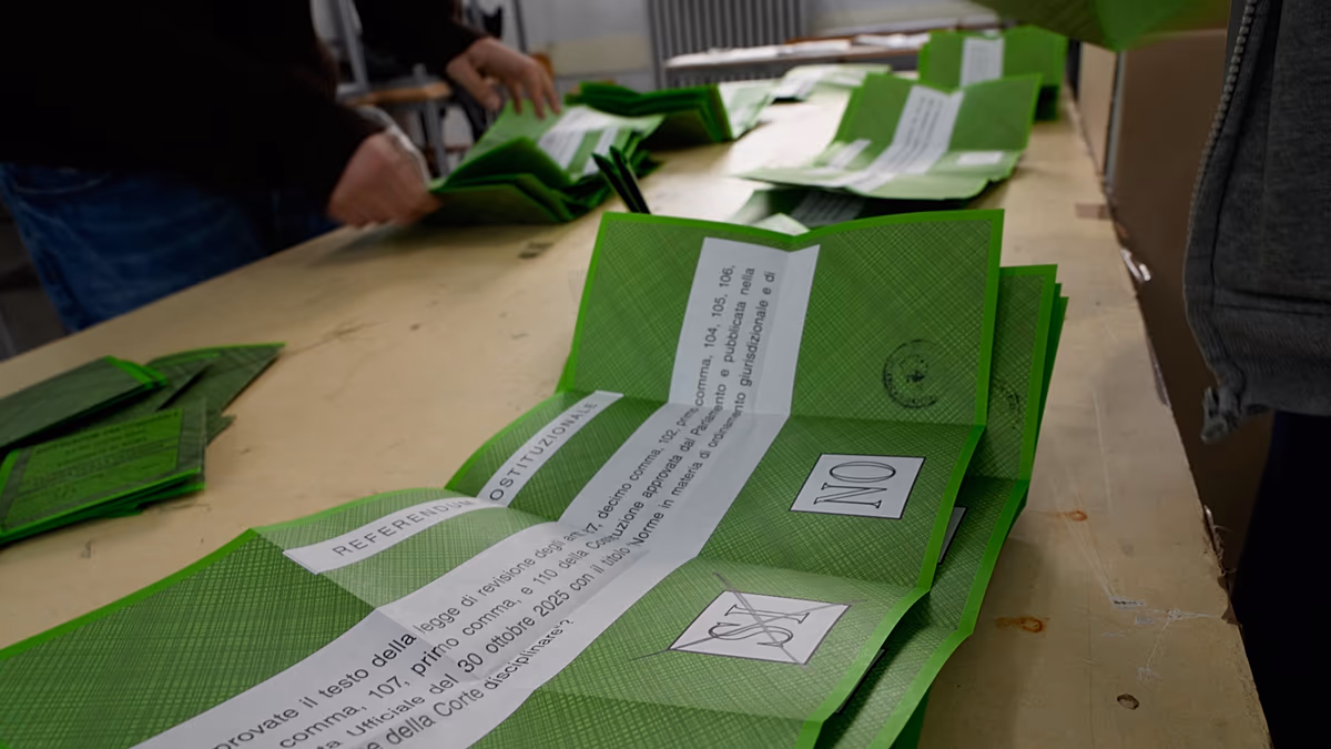 Meloni gibt seine Niederlage zu, da die Italiener in einem großen Referendum eine Justizreform ablehnen