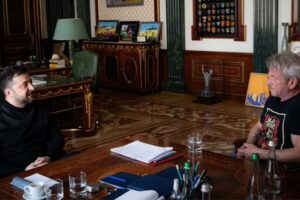 Oscar-Preisträger Sean Penn ließ die Oscar-Verleihung aus, um Präsident Wolodymyr Selenskyj zu besuchen