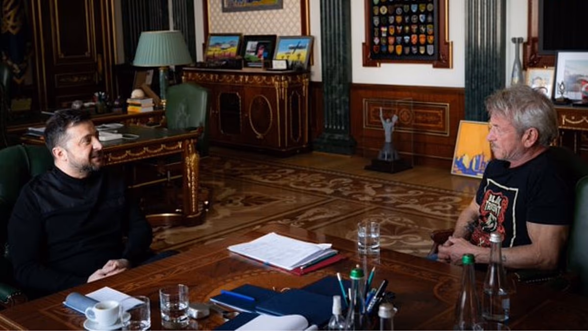 Oscar-Preisträger Sean Penn ließ die Oscar-Verleihung aus, um Präsident Wolodymyr Selenskyj zu besuchen