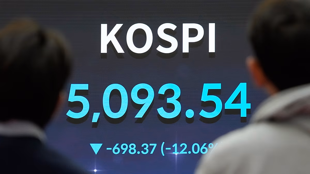 Südkoreanische Aktien erleiden angesichts der Kriegsschocks im Iran den schlimmsten Tag seit Beginn der Aufzeichnungen