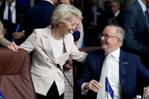 Von der Leyen besucht Australien, während das Handelsabkommen kurz vor dem Abschluss steht