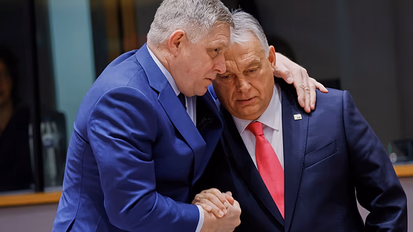 Robert Fico und Viktor Orbán.