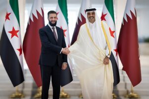 Syriens Präsident trifft nach seinem Besuch in Saudi-Arabien zu Gesprächen in Katar ein