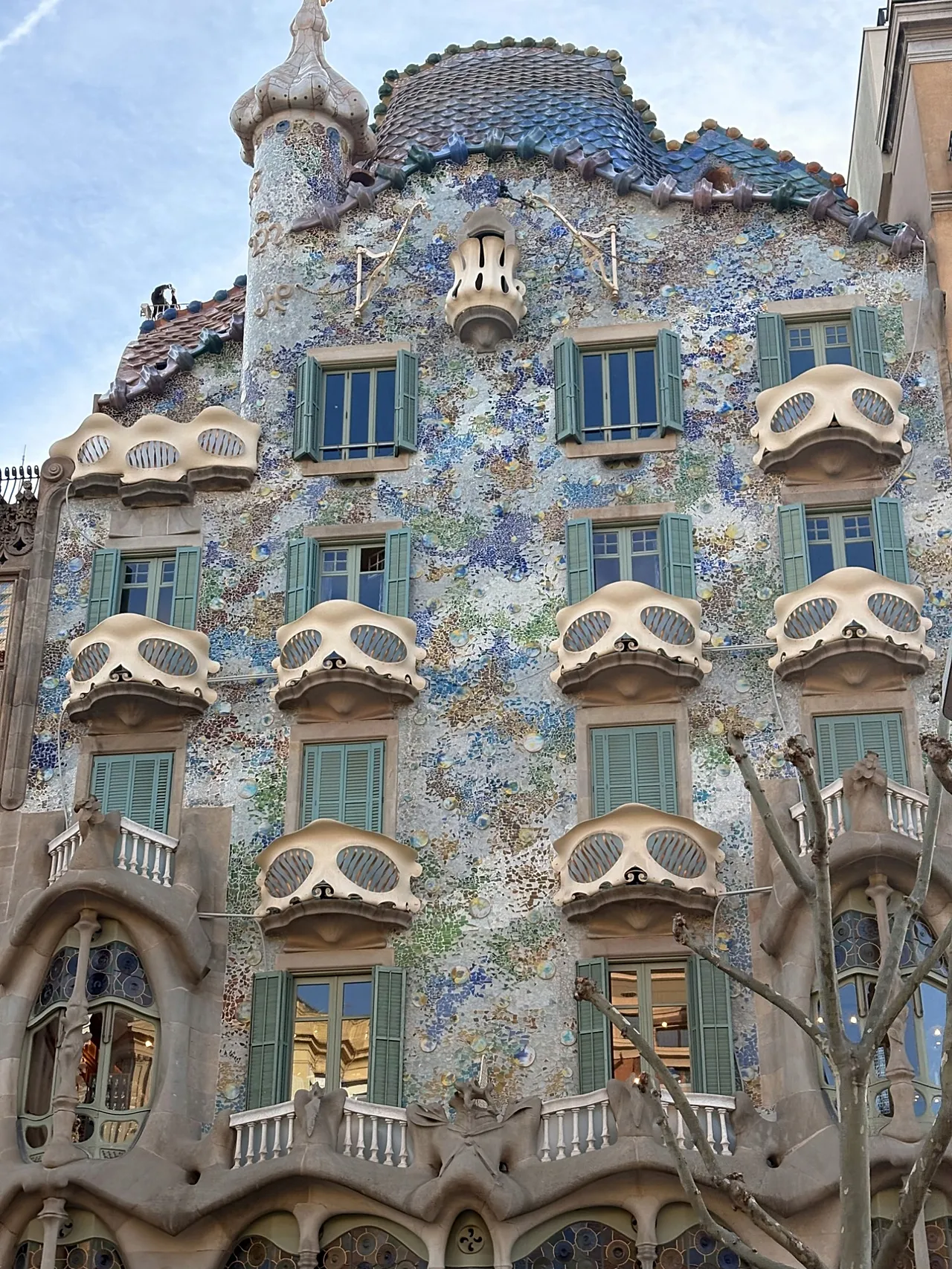 Fassade der Casa Batllo, Barcelona, ​​Katalonien, Spanien, 2026.