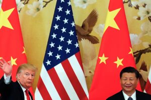 Trump in Peking: Wie stehen die USA und China als wirtschaftliche Supermächte da?
