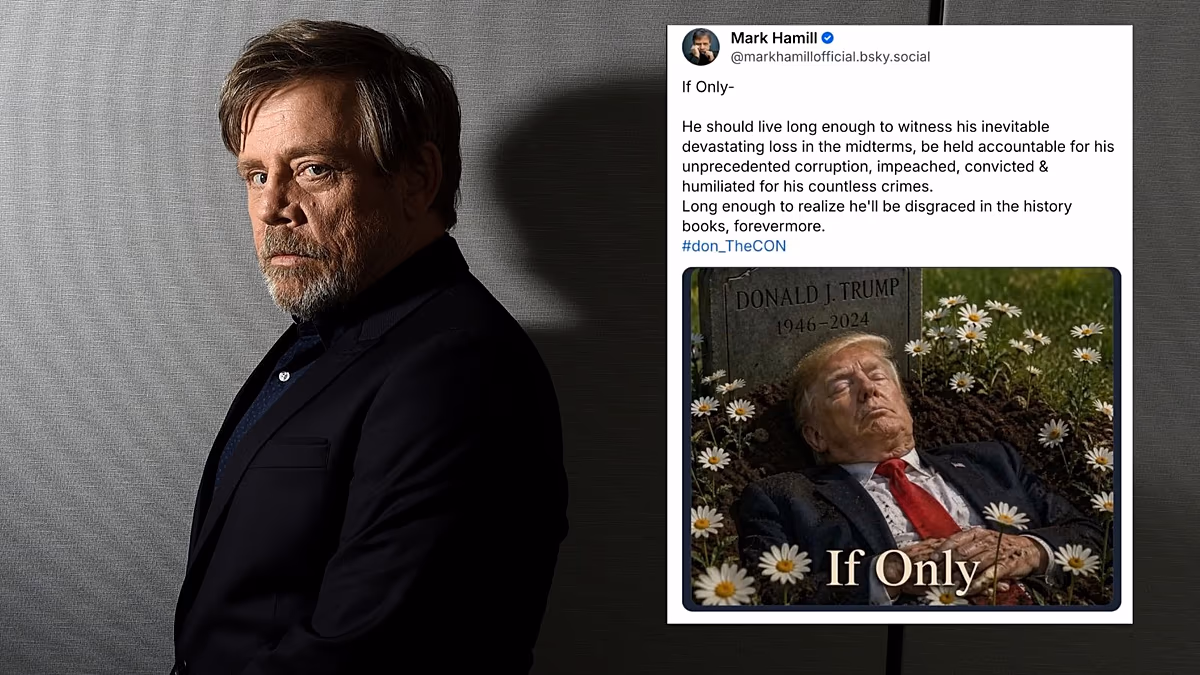 Das Weiße Haus kritisiert den „kranken“ Star-Wars-Schauspieler Mark Hamill wegen der KI-Position des toten Donald Trump
