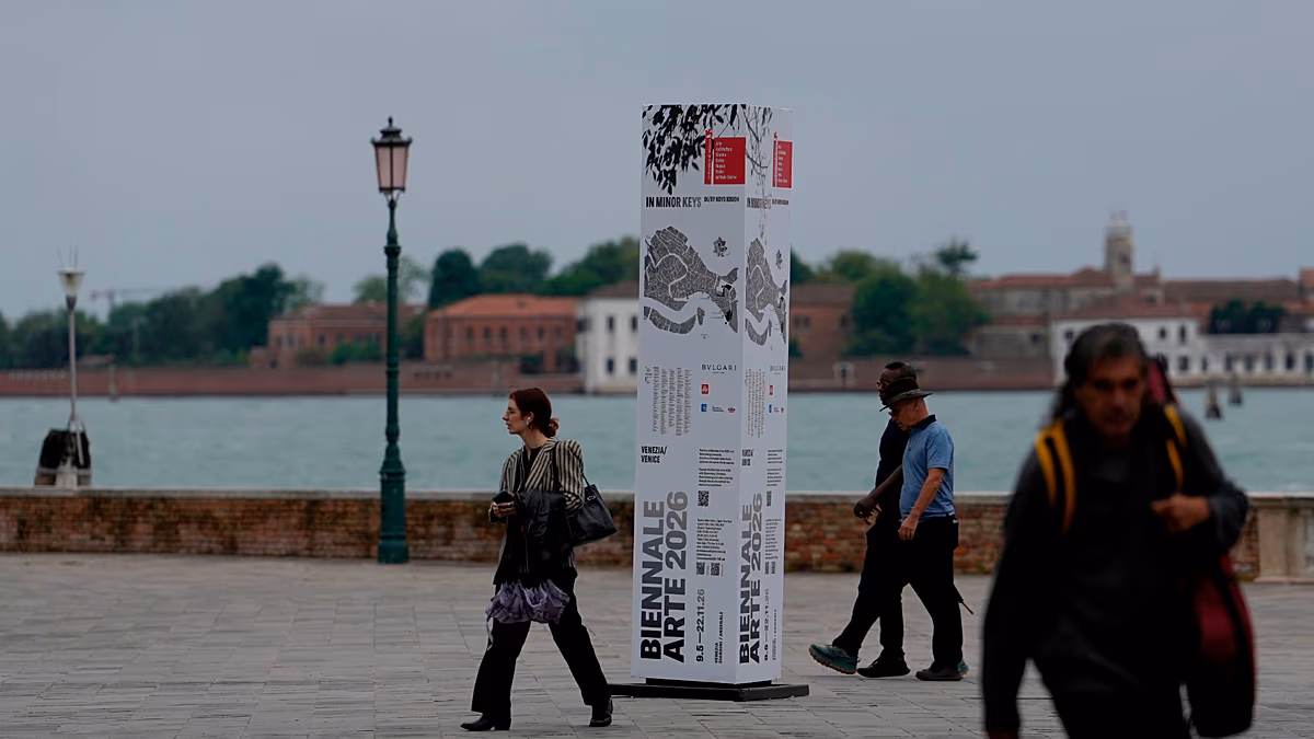 Die Biennale von Venedig beginnt mit Protesten gegen Russland und Israel