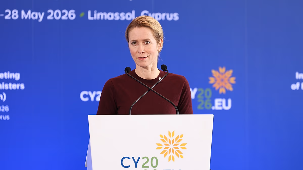 Die EU werde niemals ein neutraler Vermittler zwischen der Ukraine und Russland sein, sagt Kallas