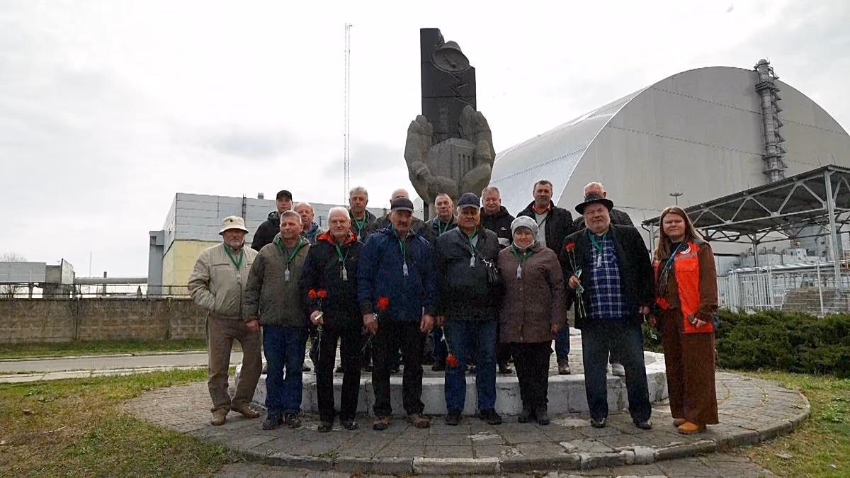 Die „Liquidatoren“ von Tschernobyl in der Ukraine kehren 40 Jahre nach der Katastrophe zurück