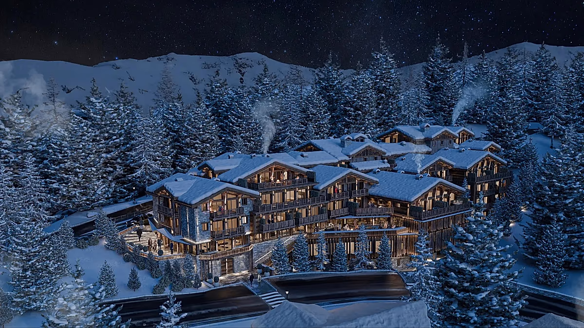 Raffles und One&Only begeben sich mit alpinen Hotelerweiterungen auf die Pisten von Courchevel