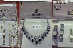 Schmuck, Uhren und Bargeld in Golftaschen im Zapatero-Fall in Spanien beschlagnahmt