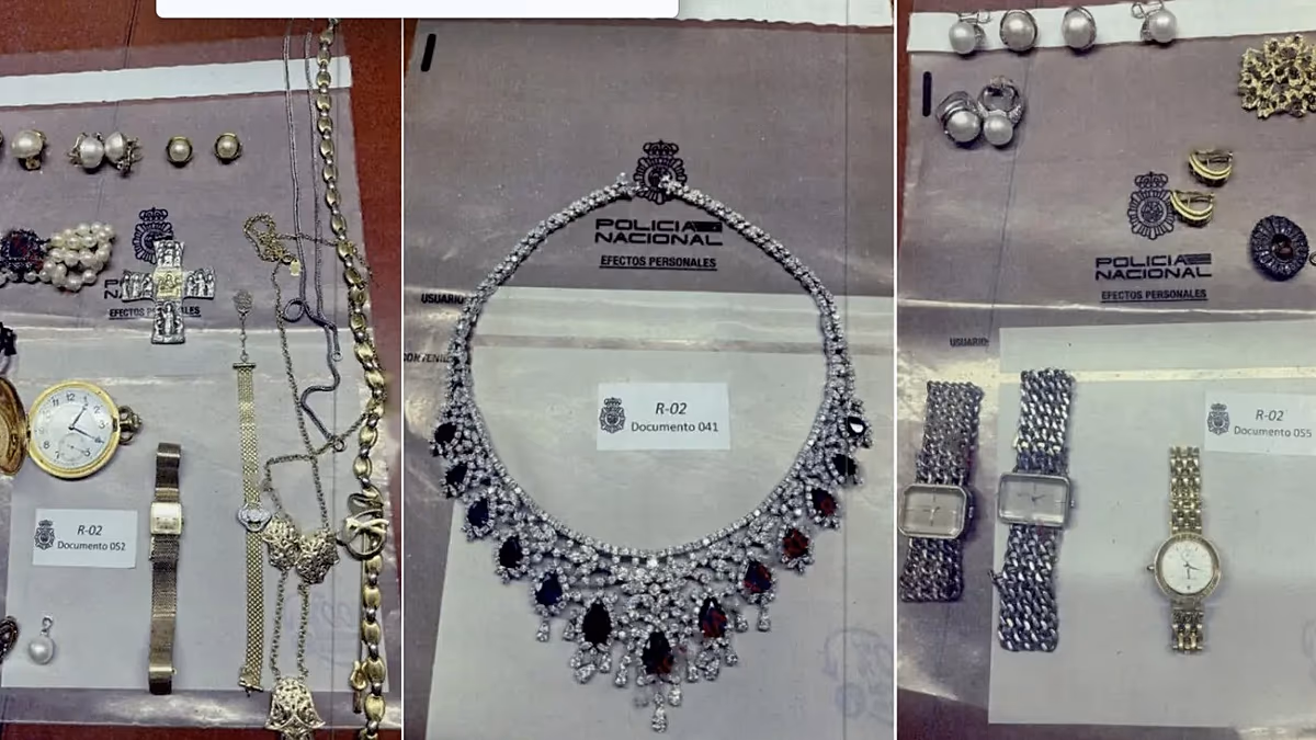 Schmuck, Uhren und Bargeld in Golftaschen im Zapatero-Fall in Spanien beschlagnahmt