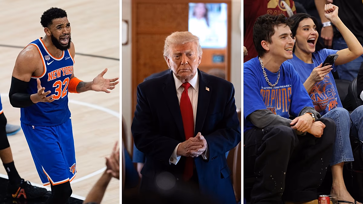 Die NBA-Finals sind zurück im Madison Square Garden und Donald Trump sorgt für Stimmung