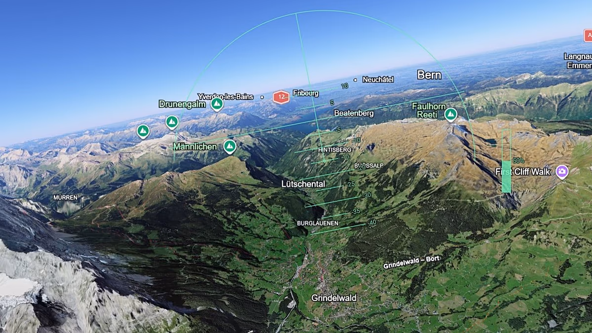 Fliegen Sie mit dem neuen Flugsimulator von Google Earth um den Globus