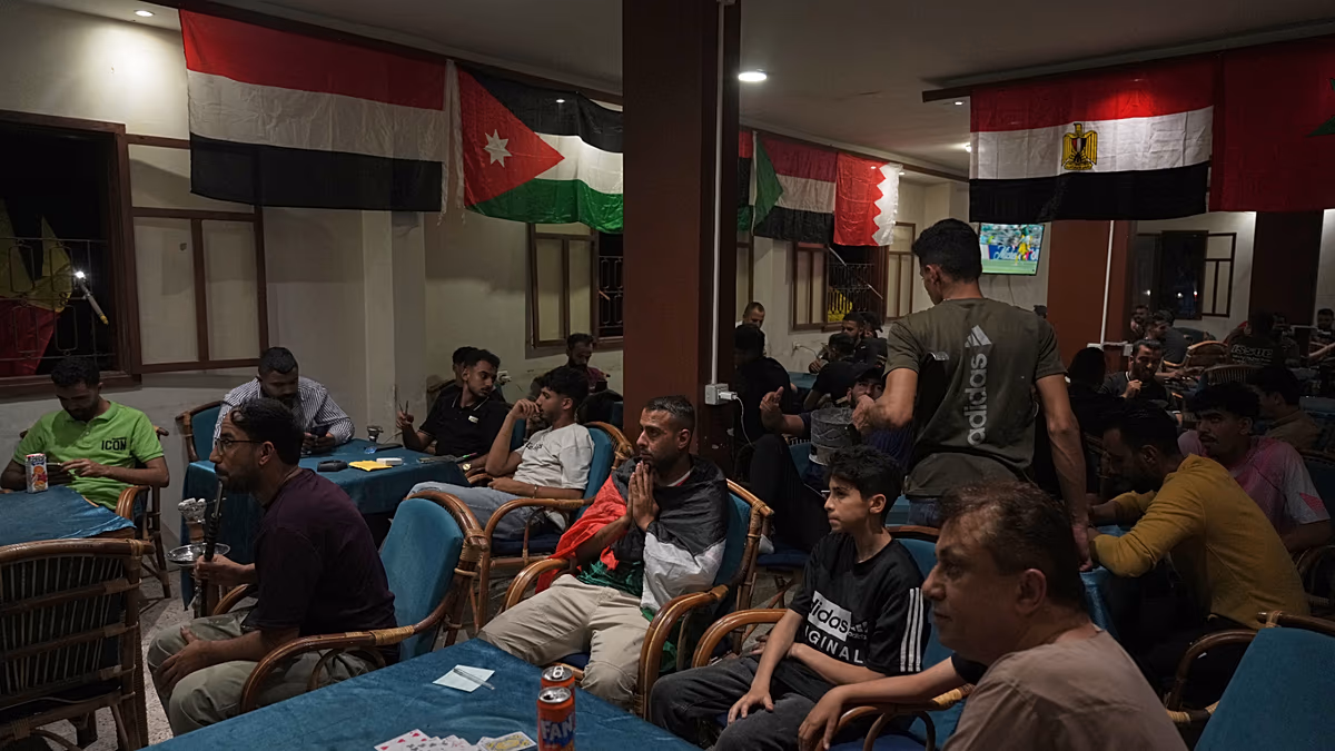 Gaza-Bewohner finden beim Auftakt der Weltmeisterschaft kurze Fluchtmöglichkeit