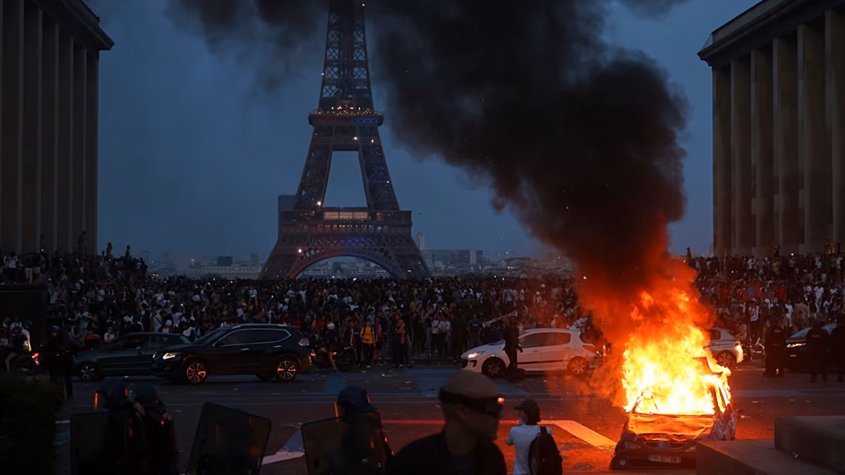 Gewalt in Paris: Irreführende Videos überschwemmen die sozialen Medien nach dem Champions-League-Finale