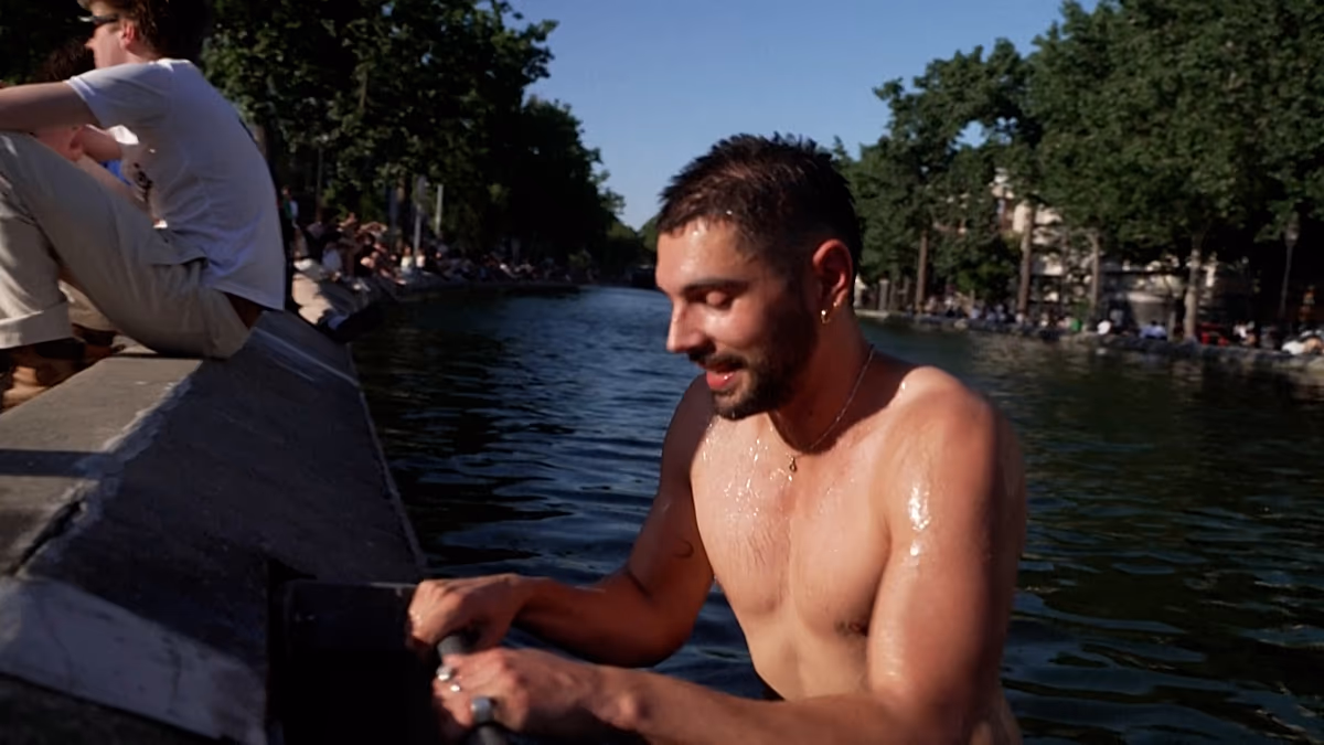 Hitze in Frankreich führt zu illegalem Schwimmen im Zentrum von Paris