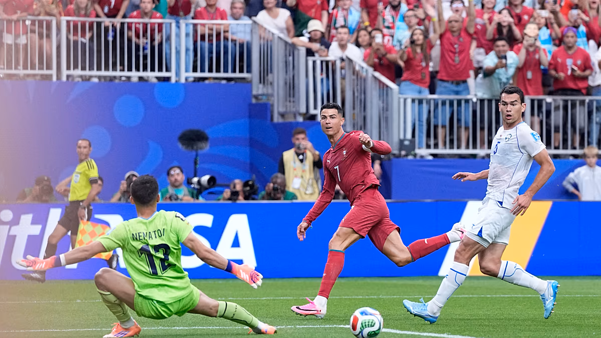 Cristiano Ronaldo punktet bei seiner sechsten Weltmeisterschaft