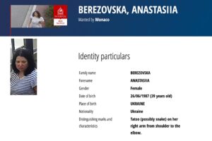 Europäische Polizei sucht im Zusammenhang mit dem Bombenanschlag in Monaco nach einer Ukrainerin