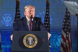 „Der amerikanische Traum ist zurück“, sagte Trump während seiner Rede am 4. Juli
