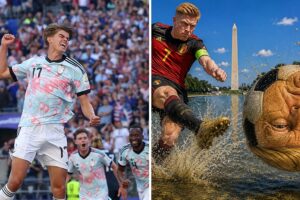 „Umdrehen“: Belgien verspottet Donald Trump und die FIFA nach dem Sieg gegen die USA mit Tanz und Post