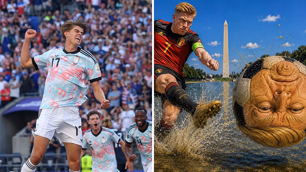 „Umdrehen“: Belgien verspottet Donald Trump und die FIFA nach dem Sieg gegen die USA mit Tanz und Post