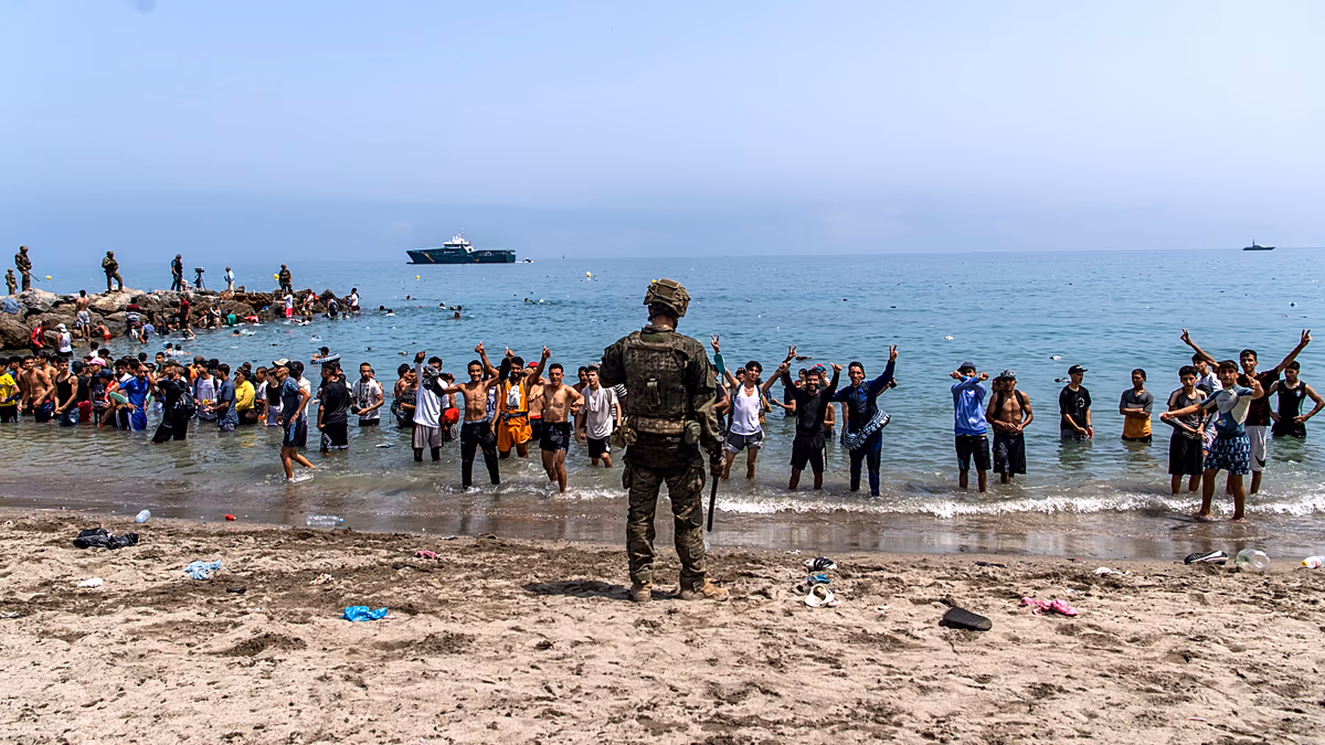 Die Flüchtlingskrise in Ceuta löst in ganz Europa heftige Reaktionen aus