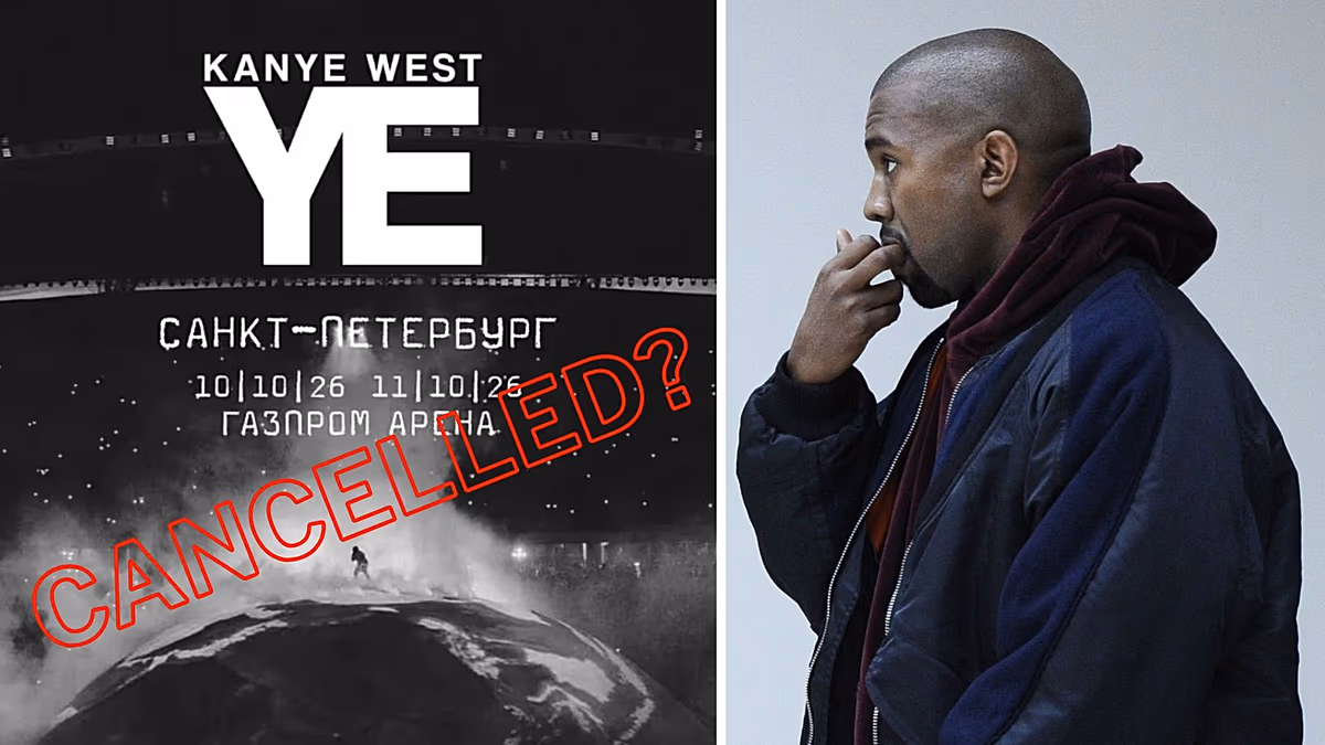 Gab es Druck auf das russische Stadion, geplante Kanye-West-Konzerte abzusagen?