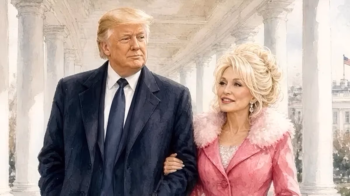 „Ekelhaft“: Donald Trump stößt auf Gegenreaktionen, weil er ein KI-Bild von ihm und Dolly Parton veröffentlicht hat