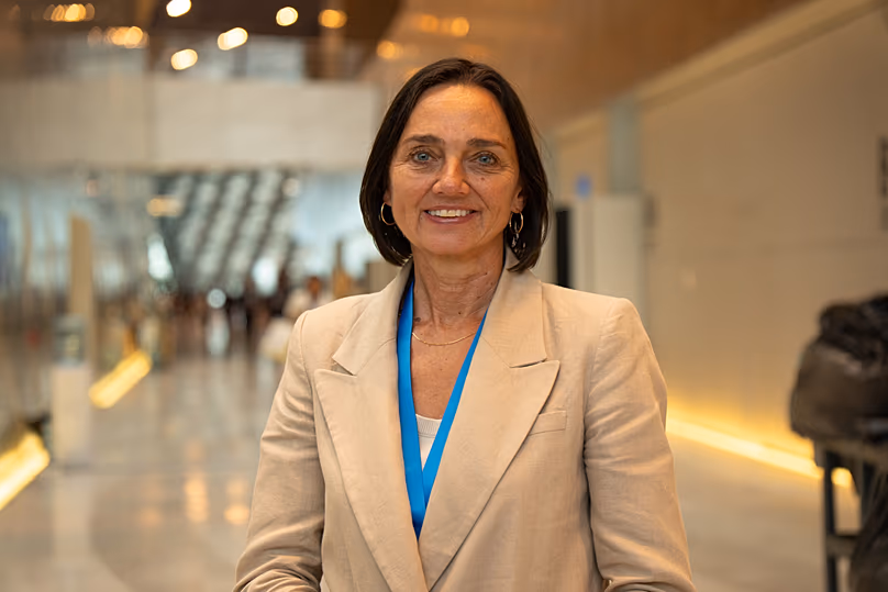 Frau Petra Schwager, Leiterin der Abteilung für Klima- und Technologiepartnerschaften, Organisation der Vereinten Nationen für industrielle Entwicklung (UNIDO)